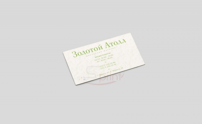 Визитки sprintsalon.by