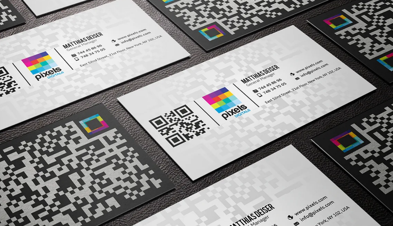 визитки с QR-кодом
