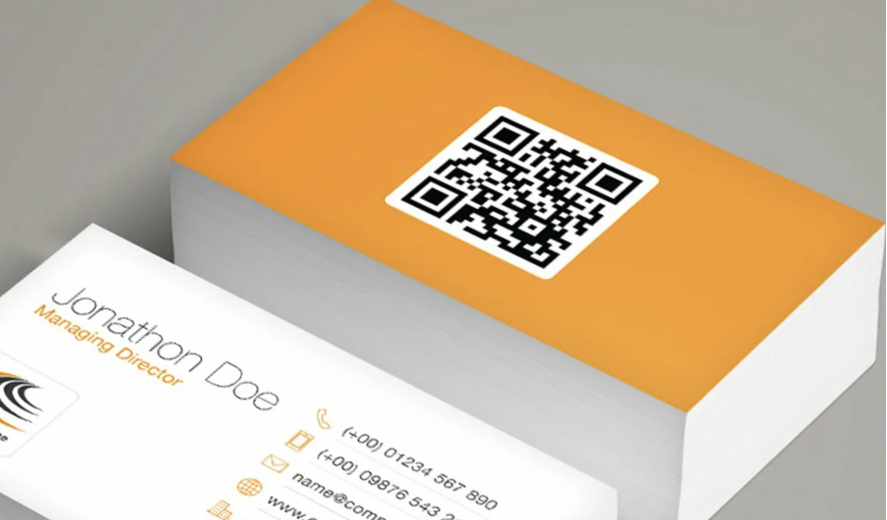 визитки с qr кодом